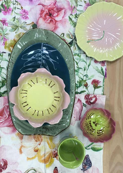 Vajilla Vajillas en porcelana hechas a